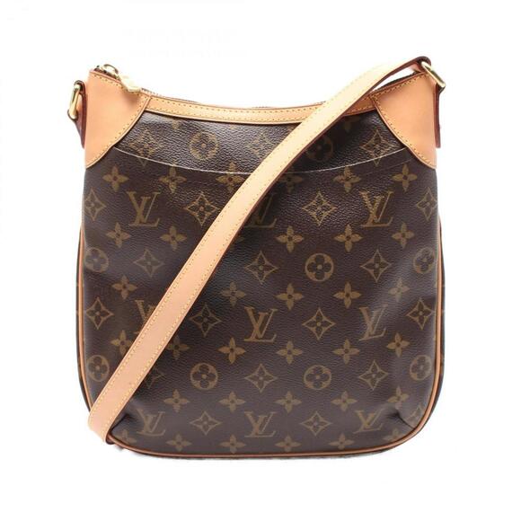 LOUIS VUITTON Brown Monogram Leather Shoulder Bag - Picture 1 of 9